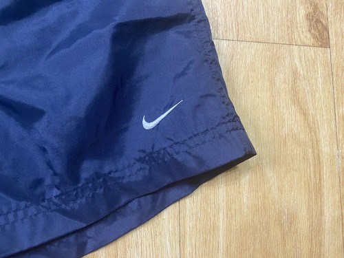 Nike pantaloncino XL vintage uomo blu navy bianco coulisse logo Y2K anni 90 calcio - Foto 2 di 12