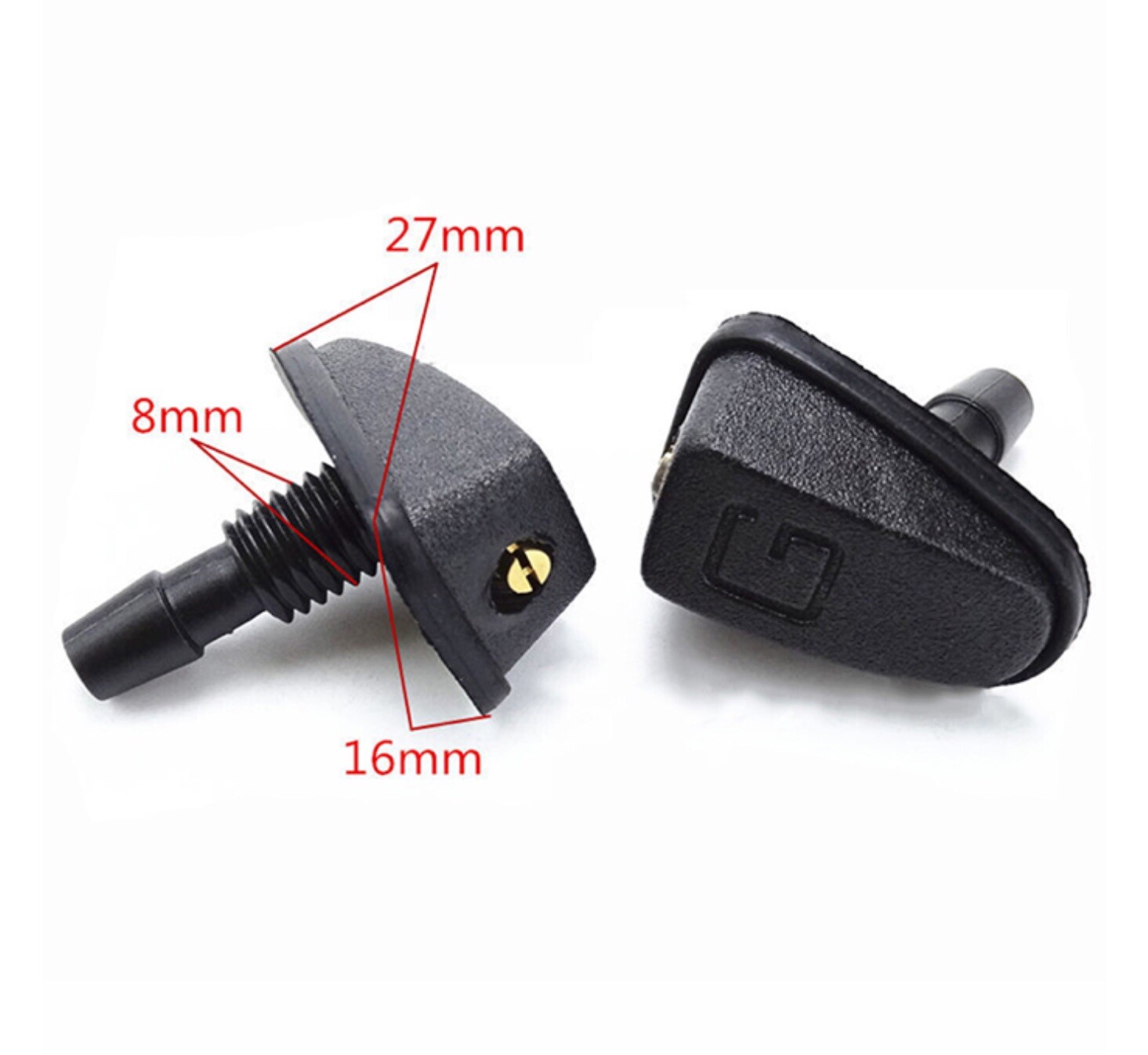 Buse Lave-glace 4 Jets Universelle Pour Renault, Peugeot, Citroën, VW, Audi - Garantie 2 Ans