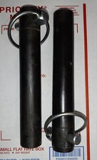 MINI BACKHOE BUCKET PINS 25MM X 157MM OAL* NEW TAKEOFFS* GREASABLE* CLIPS*