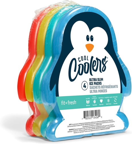 Fit & Fresh Cool Coolers Kids Lunch Box Ice Packs, Slim Ice Packs for Lunch Bags - Picture 11 of 11