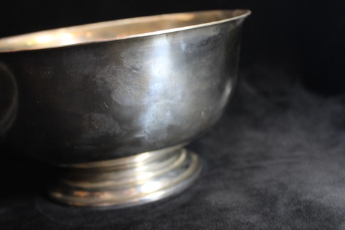Vintage Shreve & Co San Francisco CA Sterlingsilber 925 Paul Revere Schale 568 g 8 Zoll - Bild 4 von 14