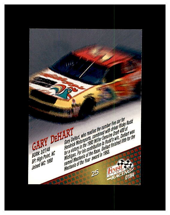 1994 FINISH LINE RACING NASCAR TRADING CARDS #1-150 YOU PICK SEE SCANS - Picture 51 of 299