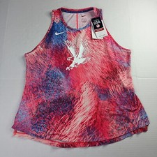 Women's Nike Training Tank Luxe Top Olympics 2024 Size L Large FN0965 645