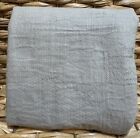 West Elm Textured Sham STANDARD - LIGHT GRAY Organic Cotton, Excellent!