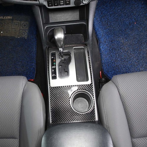 For Toyota Tacoma 2011-2015 Center Control Gear Trim Panel Carbon Fiber - Bild 7 von 10