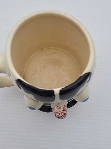 Pfaltzgraff Muggsy Jerry the Jerk Mug Mustache Big Eyes Vintage Hand Painted - Picture 3 of 5