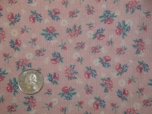 Grandma's Memories 1930's Pink Floral Reproduction Calico Quilt Home Decor - Picture 8 of 11
