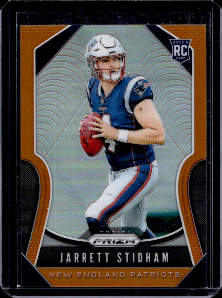 2019 Panini Prizm Jarrett Stidham Orange Prizm Rookie RC #182/249 Patriots