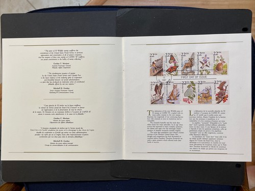 1987 North American Wildlife 50 Stamps First Day Ceremony Program Sc# 2286-335 - Picture 2 of 5