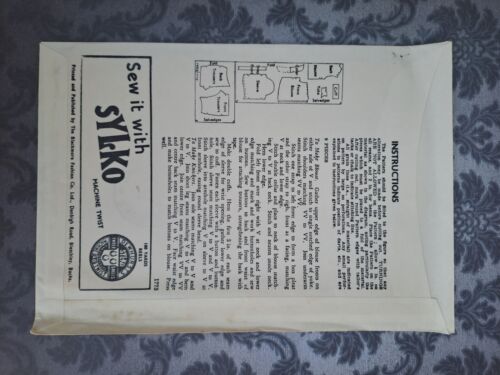 50s Blackmore Paper Sewing Dress Pattern Boys Shorts Shirt 3 - 4 yrs - Picture 2 of 2