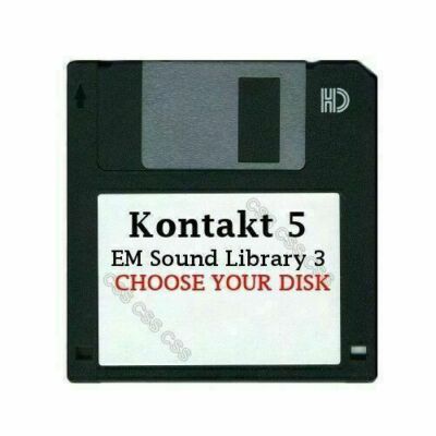 Kontakt Version 5 Floppy Disk EM Sound Library 3 Choose Your Disk
