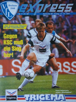Programm 1991//92 VfL Bochum Dynamo Dresden