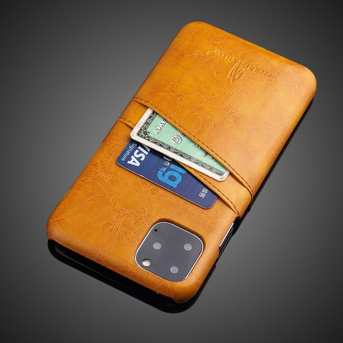 Leather Wallet Credit Card Slots Case Back Cover For iPhone 12 13 14 15 Pro Max - Picture 14 of 14