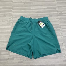 Under Armour UA Run Up Pace Running Shorts 1377879 Mens Size M 7  Teal Lined 45