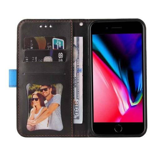 For iPhone 12 11 Pro Max XR SE 6S 7 8 Plus Wallet Flip Leather Phone Case Cover - Picture 15 of 43