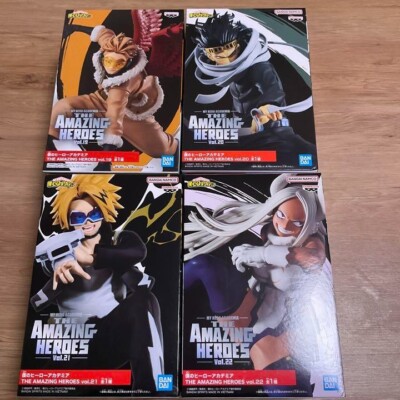 My Hero Academia Figure Kaminari Denki Mirko Aizawa Hawks Set THE