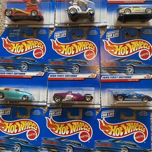 24 neue versiegelte Hot Wheels Serie 1999 Erstausgaben Vintage ~ KEINE DOPPELTEN ~ - Bild 6 von 10