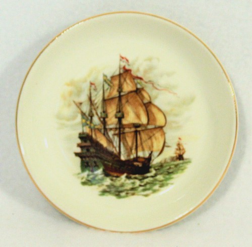 WEATHERBY Royal Falcon Ware Untersetzer 4 Set CLIPPER SCHIFFE Keramik Küste Maritim - Bild 6 von 7