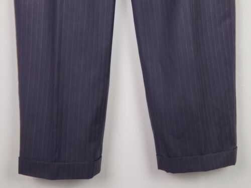 Brooks Brothers 42R Golden Fleece Navy Pinstripe Jacket Suit Pants 36X26 2 Piece - Picture 15 of 24