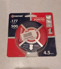 Crosman .177 Caliber 4.5mm Pointed Lead Pellets-Pack of 500-7-P577, Free Ship