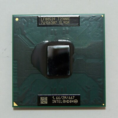 SL9DM GENUINE LAPTOP INTEL CORE DUO T2300E 1.6GHZ 667MHZ SOCKET M TESTED GOOD