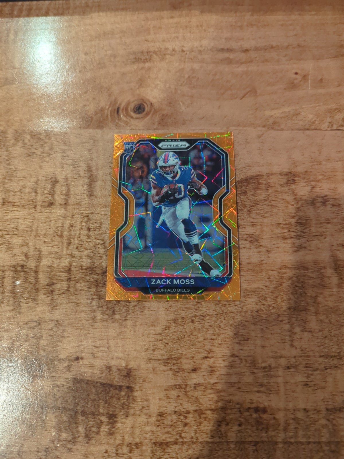 2020 Panini Prizm - Rookie Lazer Prizm #311 Zack Moss (RC)