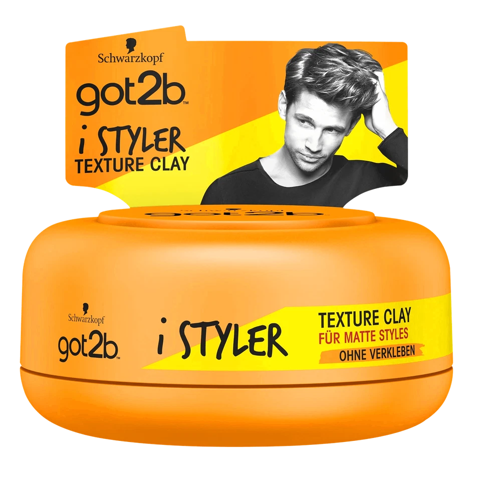 3x 75ml Schwarzkopf got2b I Styler Texture Clay für matte Styles ohne verkleben - Bild 4 von 4