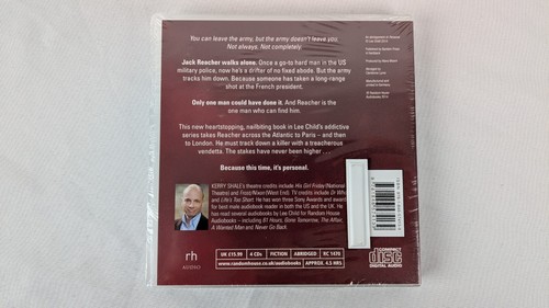 Personal By Lee Child 4x CD Unabridged Audiobook Box Set New Sealed - Picture 3 of 8
