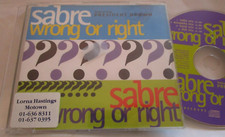 Sabre Featuring President Brown Wrong Or Right Greensleeves GRECD 485  CD Single