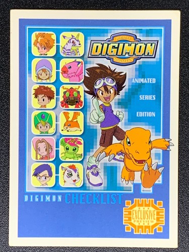 1999 Digimon Card Checklist Exclusive Preview NonFoil - Imagen 1 de 2