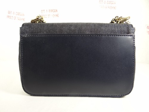 Michael Kors Sloan Large Chain Denim Blue Crossbody Shoulder Bag & Cardcase - Picture 5 of 12