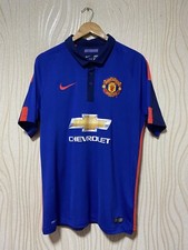 MANCHESTER UNITED 2014 2015 THIRD FOOTBALL SHIRT SOCCER JERSEY NIKE...