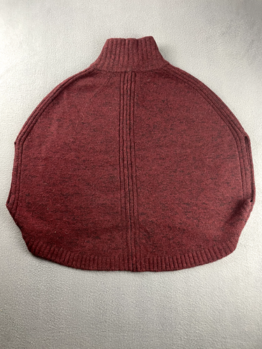 Nuevo con etiquetas Suéter Banana Republic Para Mujer M Rojo Cápleta Cremallera Completa Tejido Lana Mezcla Alpaca - Imagen 2 de 15