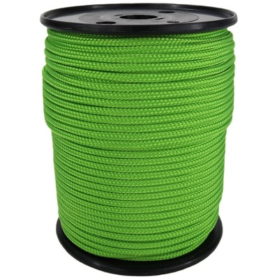 PP Seil Tauwerk Flechtleine 3mm 100m Bordeaux wie Paracord Kordel Flechtschnur