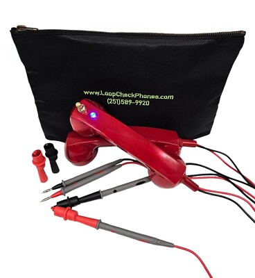 Loop Check  Phones Electrician Continuity Test Phone Set TE002-R