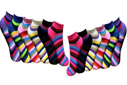 12 x Womens Trainer Liner Ankle Socks Comfy Cotton Low Cut Sports Socks Size 4-8 - Picture 41 of 60
