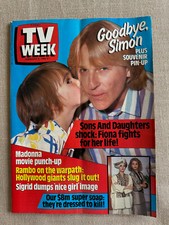 Vintage television - "Australian TV Week" Feb 1986 Normie Rowe Madonna Sean Penn