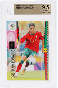Cristiano Ronaldo 2006 Panini World Cup Base Price Guide Cristiano Ronaldo 2006 Panini World Cup Base Price Guide