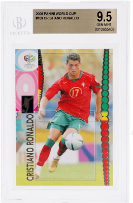 2006 Panini World Cup Cristiano Ronaldo #169 BGS 9.5 | eBay