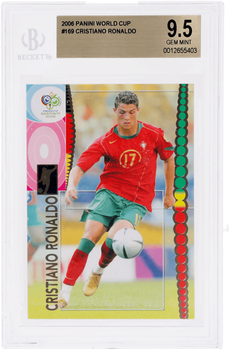 Panini World Cup 2006 Cristiano Ronaldo #169 BGS 9.5