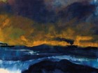 Sea with Two Smoking Steamers Emil Nolde 1921 German Expressionist Marine Print