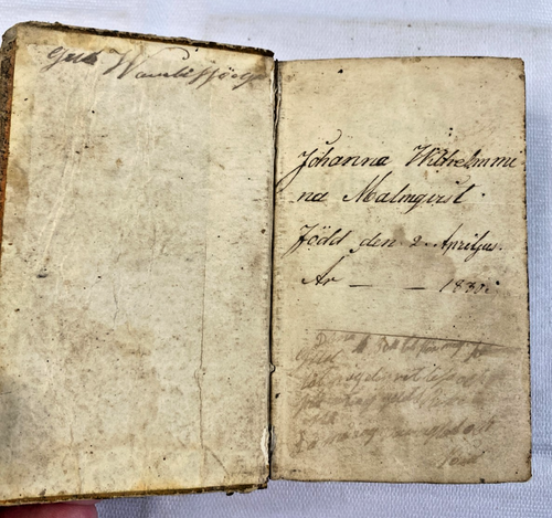 ANTIQUE 1847 Swedish Small Hynal Psalm Book - COOL! - Bild 6 von 9