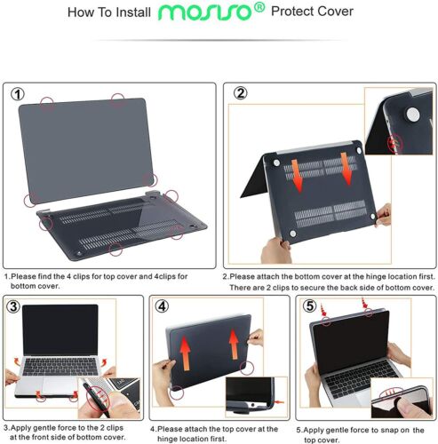 Laptop Bag Hard Case for 2018-2022 MacBook Air 13 inch Case A2337 A2179 A1932 - Picture 140 of 175