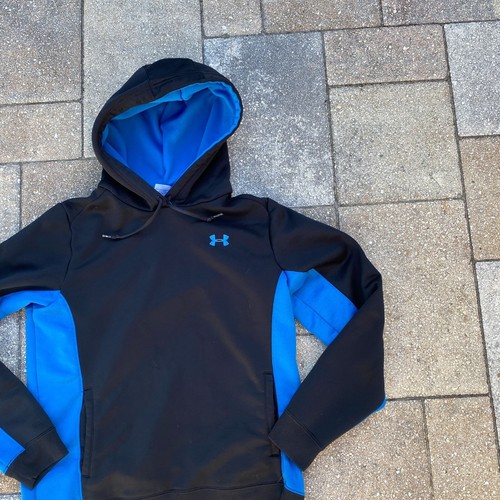 Suéter con Capucha Under Armour Negro y Azul Juvenil Mediano - Imagen 2 de 10