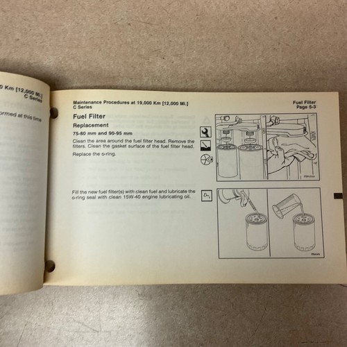 Cummins C SERIES ENGINES OPERATION MAINTENANCE MANUAL OPERATOR GUIDE, 3810248-11 - Picture 3 of 5