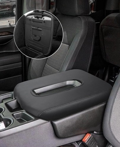 INTGET Armrest Cover for 2019-2024 Chevy Silverado GMC Sierra Center Console Lid - Picture 4 of 6