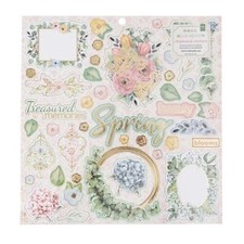 BO BUNNY WILLOW SAGE chipboard stickers so Adorable Quick Ship