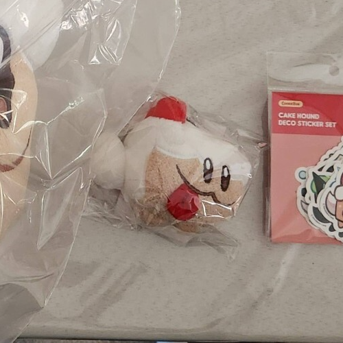 Portachiavi peluche cane torta Regno Cookie Run - Foto 1 di 3
