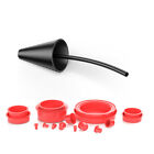 Automotive Cap Plugs Kit Evap Vacuum Smoke Machines & Intake Boot Cone Adapter