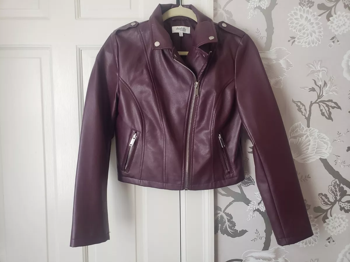 Charlotte russe top moto jacket
